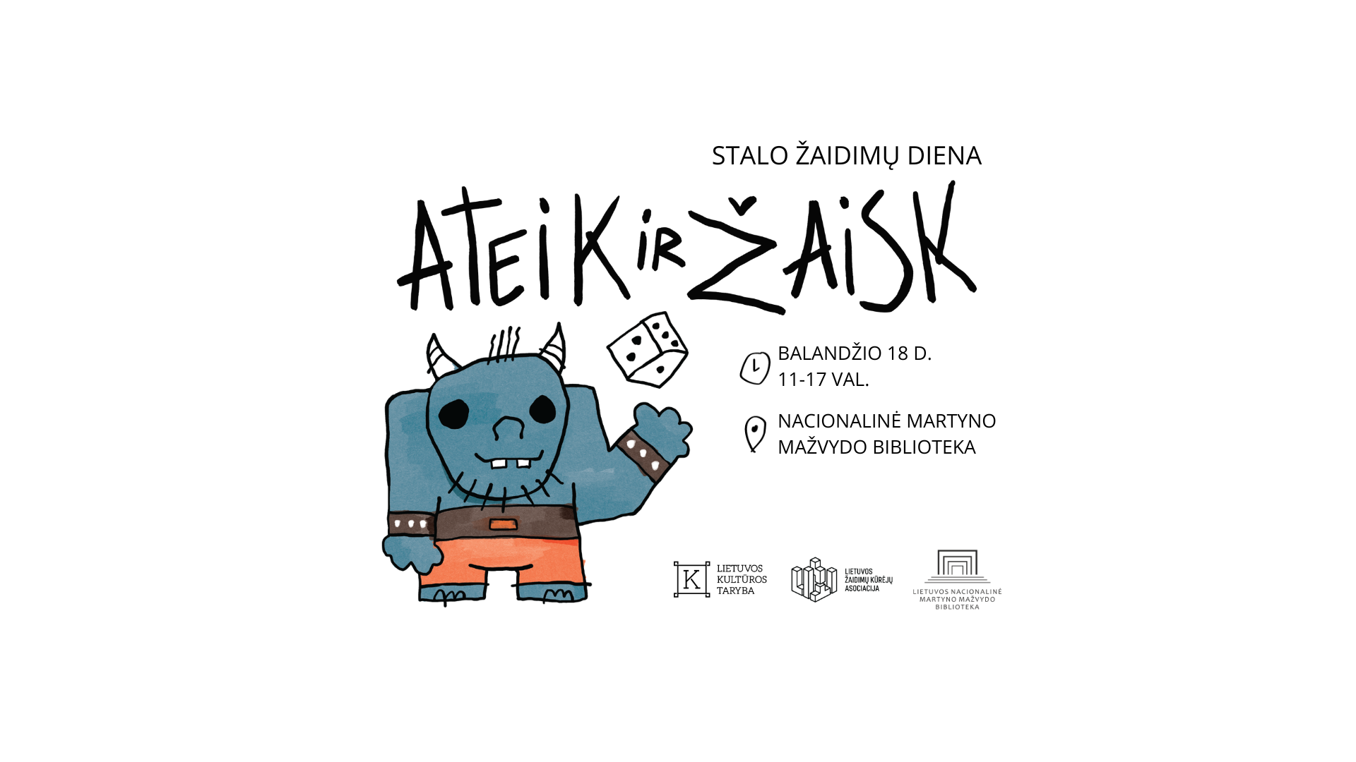 Stalo žaidimų diena ,,Ateik ir Žaisk"