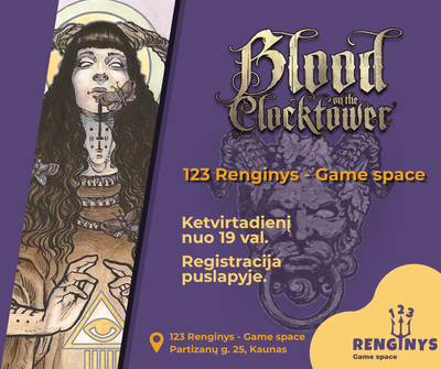 Blood On The Clocktower ketvirtadieniai